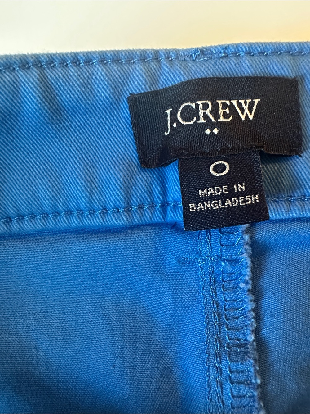 J. Crew Electric Blue Pants with Logo Tag